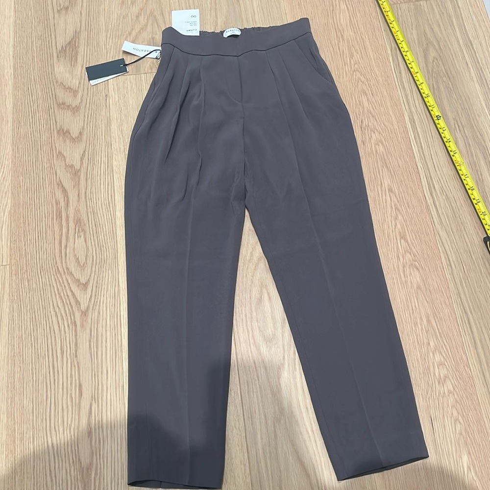 Aritzia brown Pleated Pants